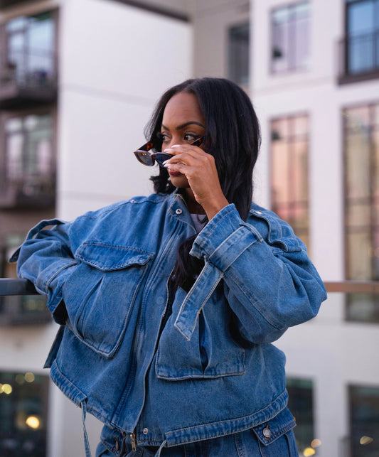 Denim Cargo Jacket